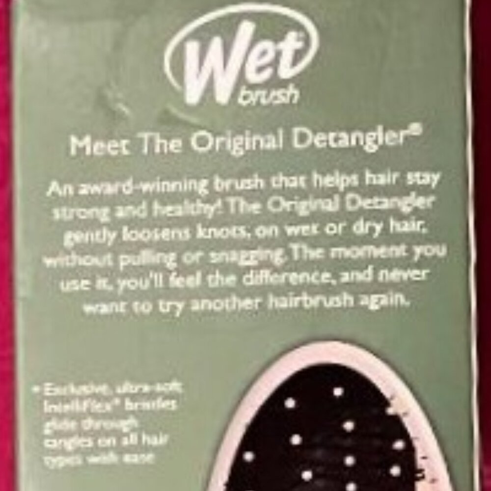 NEW WET BRUSH ORIGINAL DETANGLER ~ LIMITED EDITION ~ MODERN BOTANICAL BUTTERFLY - Picture 9 of 10